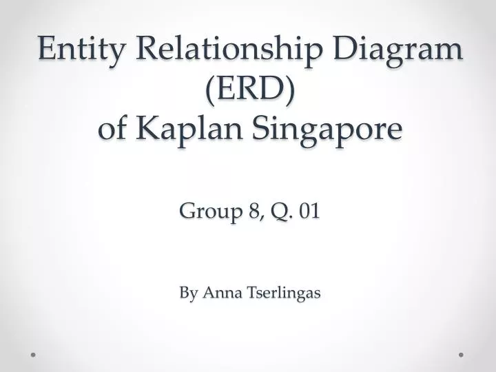 entity relationship diagram erd of kaplan singapore group 8 q 01 by anna tserlingas