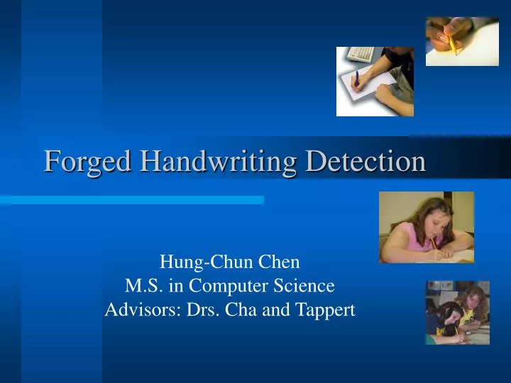 forged handwriting detection