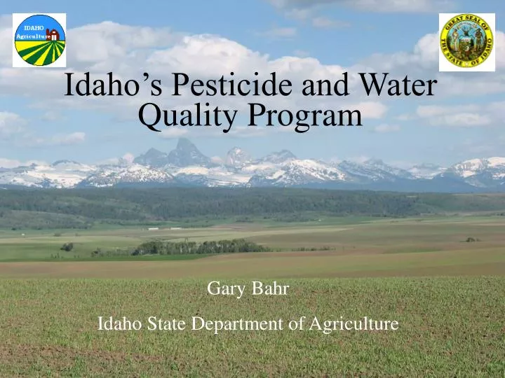 idaho s pesticide and water quality program