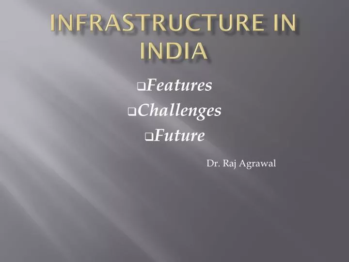 infrastructure in india