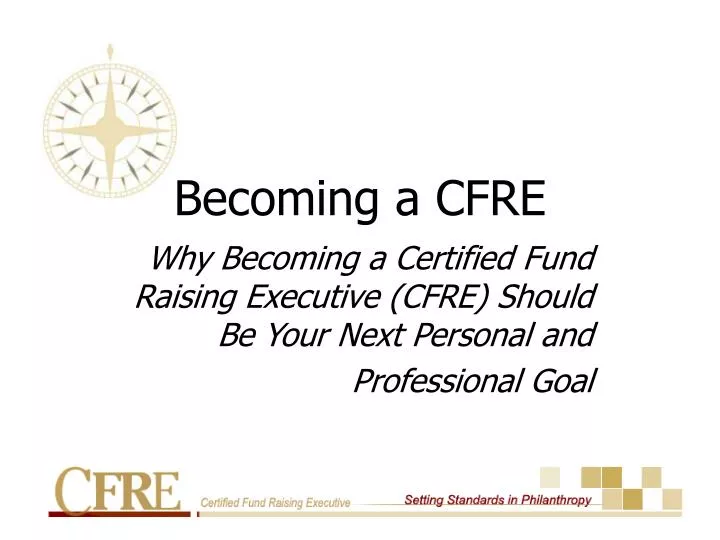 becoming a cfre