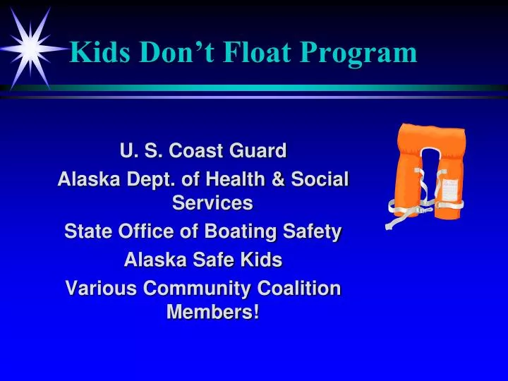 kids don t float program