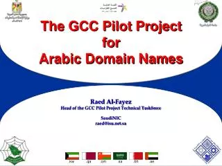 The GCC Pilot Project for Arabic Domain Names