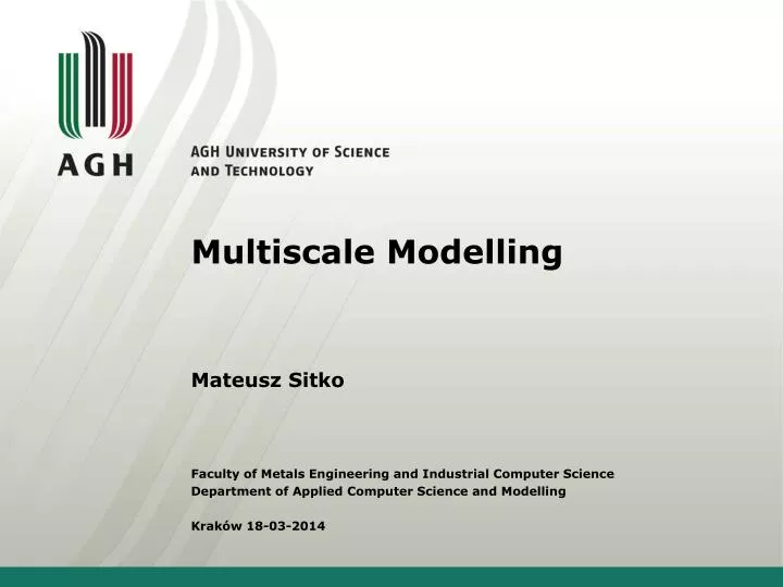 multiscale modelling