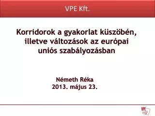 vpe kft