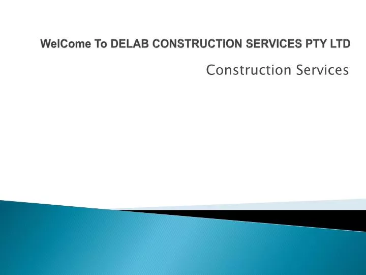 welcome to delab construction services pty ltd