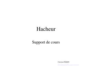 hacheur