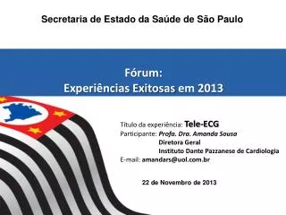 f rum experi ncias exitosas em 2013