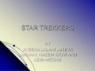 STAR TREKKERS