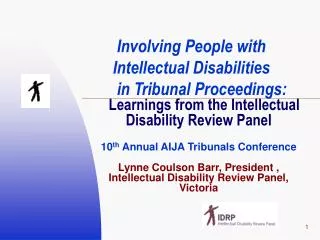 Involving People with Intellectual Disabilities in Tribunal Proceedings:
