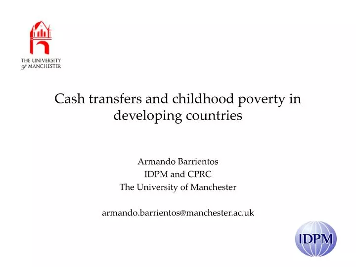 cash transfers and childhood poverty in developing countries