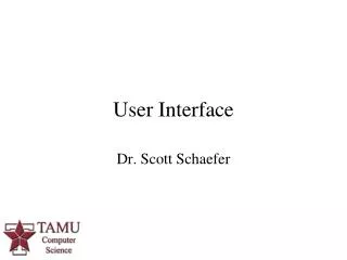 User Interface