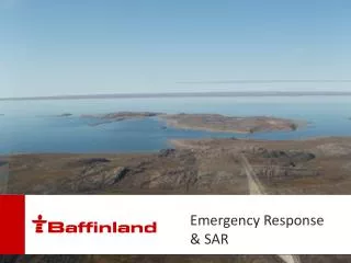 Emergency Response &amp; SAR