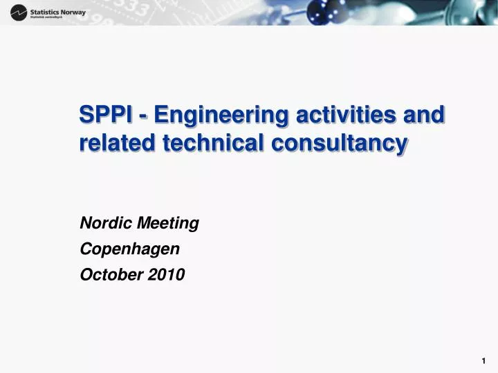 sppi engineering activities and related technical consultancy