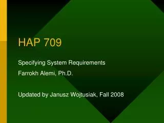 HAP 709