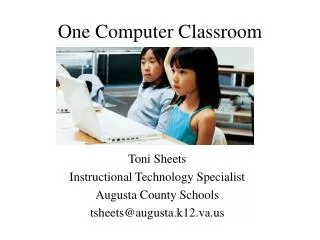 One Computer Classroom