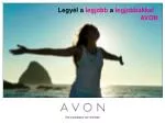 Legyél a legjobb a legjobbakkal AVON - slide 1