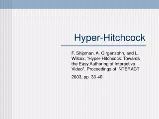 Hyper-Hitchcock