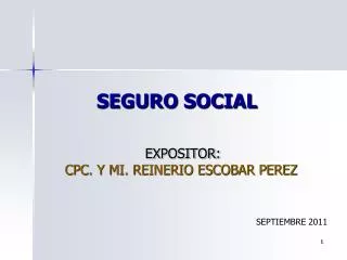 seguro social