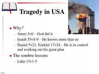 Tragedy in USA