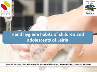 Hand hygiene habits of children and adolescents of Leiria