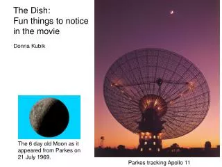 The Dish: Fun things to notice in the movie