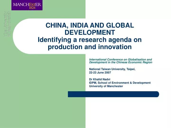 china india and global development identifying a research agenda on production and innovation