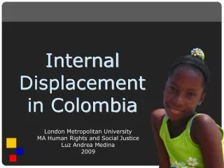 Internal Displacement in Colombia