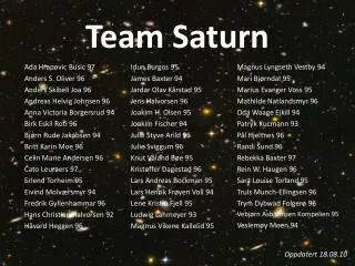 team saturn