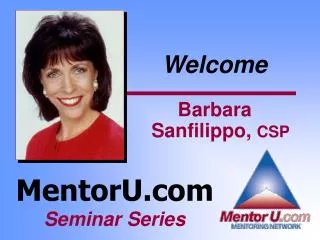 Welcome Barbara Sanfilippo, CSP