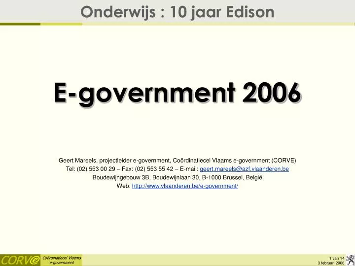 e government 2006