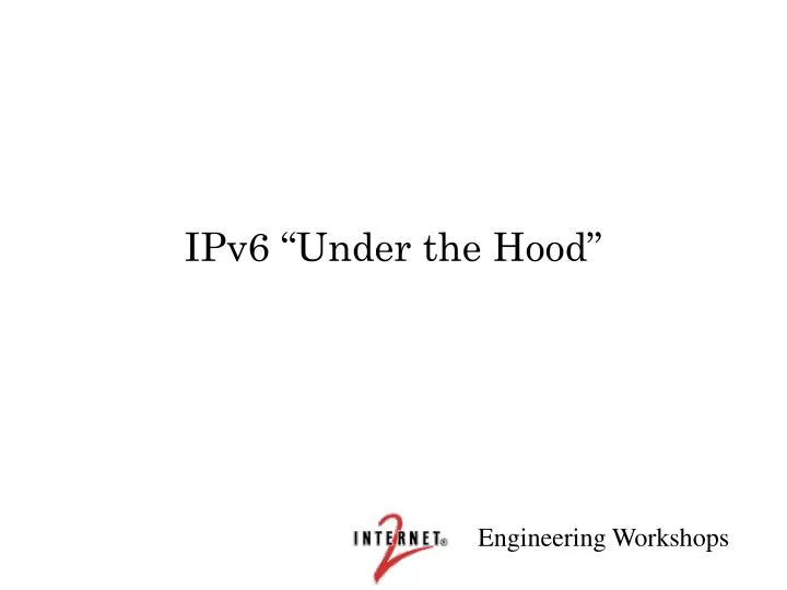 ipv6 under the hood