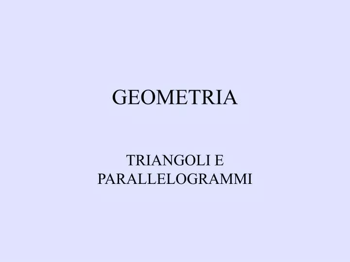 geometria
