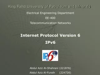 king fahd university of petroleum and minerals