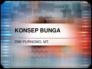 konsep bunga