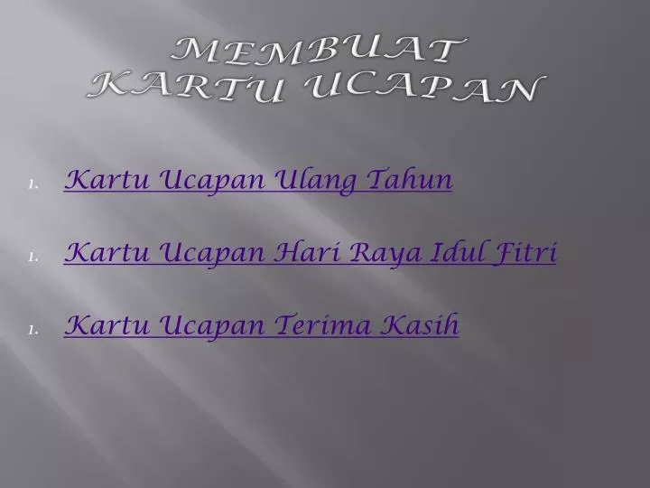 membuat kartu ucapan