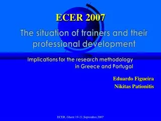 ECER 2007