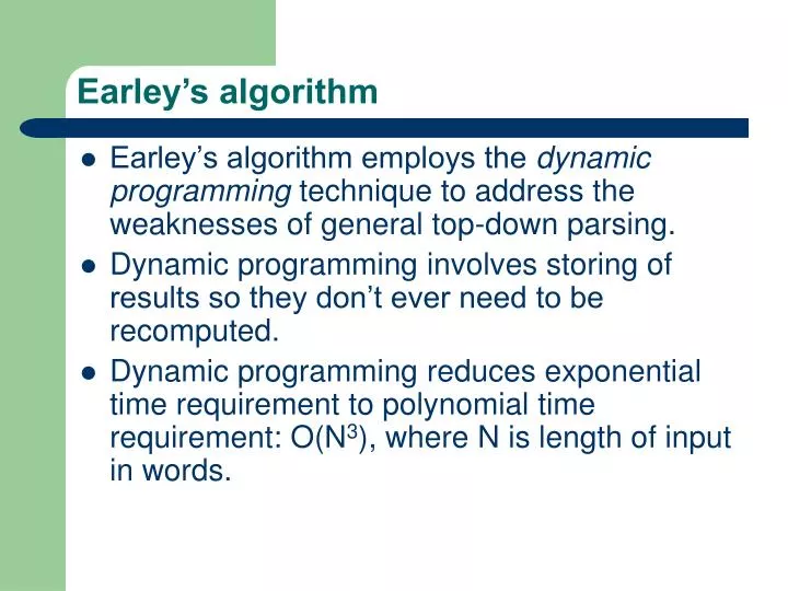earley s algorithm