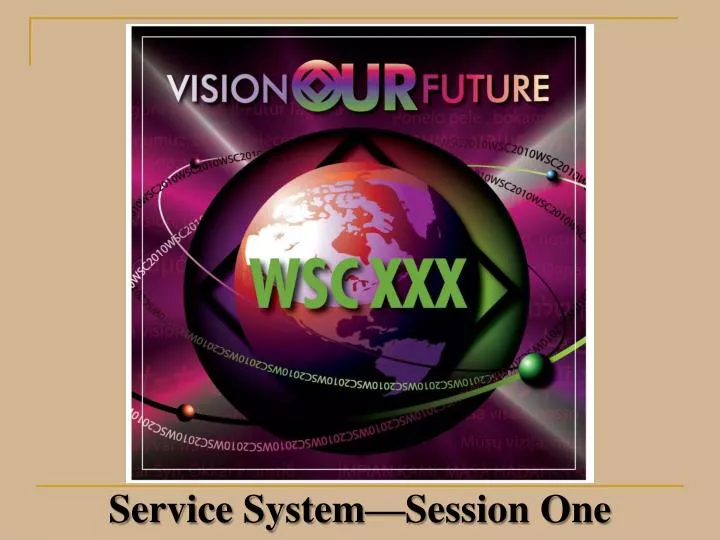 service system session one