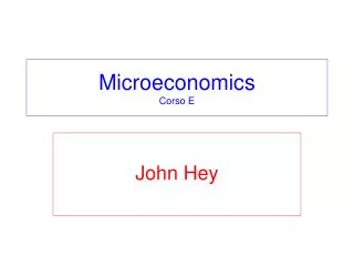 microeconomics corso e