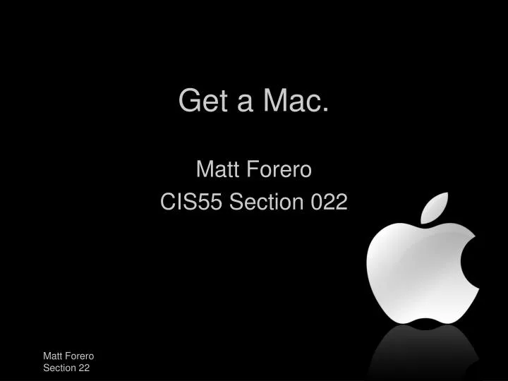 get a mac