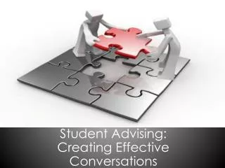 Student Advising: Creating Effective Conversations