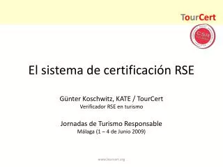 el sistema de certificaci n rse