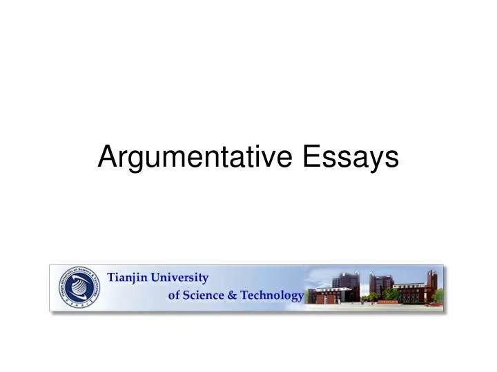 argumentative essays