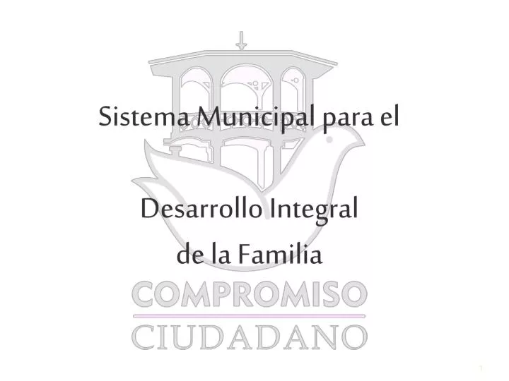 sistema municipal para el desarrollo integral de la familia