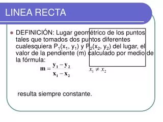 linea recta