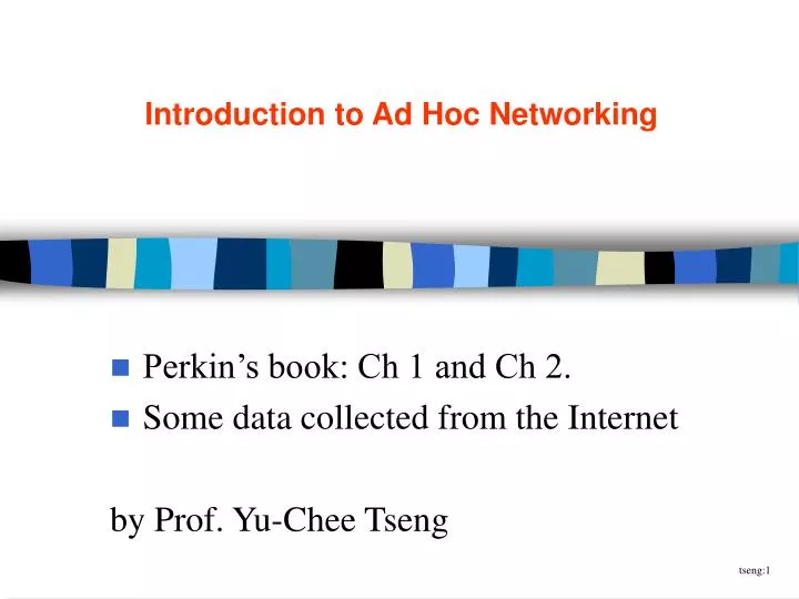 introduction to ad hoc networking