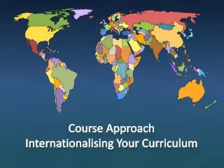 Course Approach Internationalising Your Curriculum