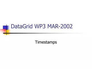 DataGrid WP3 MAR-2002