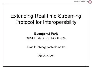 Extending Real-time Streaming Protocol for Interoperability